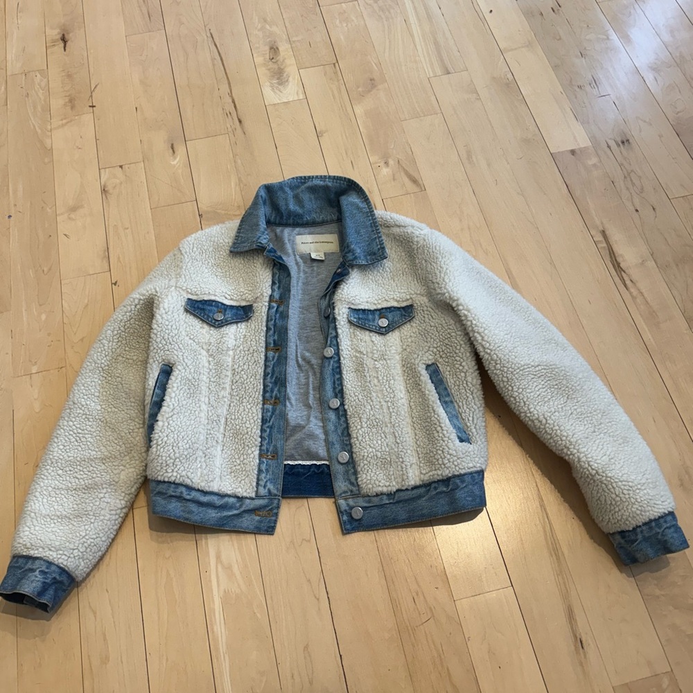 Anthropology Faux Sherling Jacket